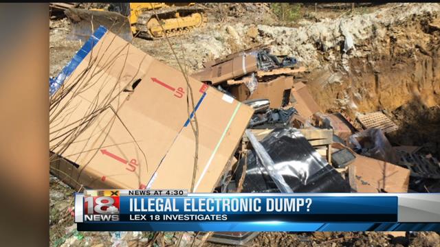 illegal electronic dumping